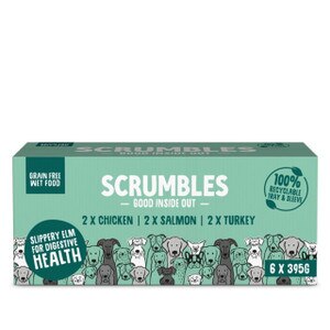 Scrumbles Variety Pack Wet Dog Food - 6 x 395g